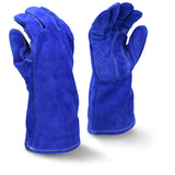 Radians RWG5410 Premium Side Split Blue Cowhide Leather Welding Glove
