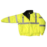 Radians SJ11QB Class 3 High Visibility Weatherproof Bomber Jacket with Quilted Built-in Liner