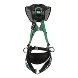 MSA V-FORM+ Construction Harness, Back & Hip D-Ring, Tongue Buckle Leg Straps, Shoulder Padding