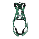 MSA V-FORM Harness, Back D-Ring, Tongue Buckle Leg Straps