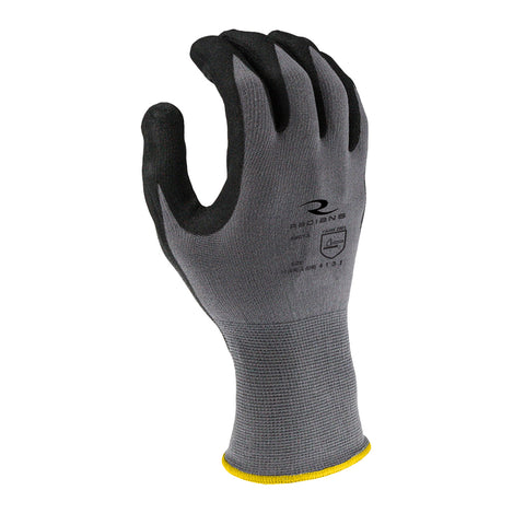 Radians RWG13 Nylon Shell Foam Nitrile Gripper Glove