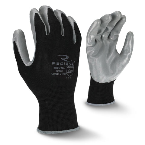 Radians RWG15 Smooth Nitrile Palm Coated Glove