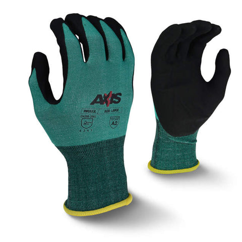 Radians RWG533 AXIS™ Cut Protection Level A2 Foam Nitrile Coated Glove