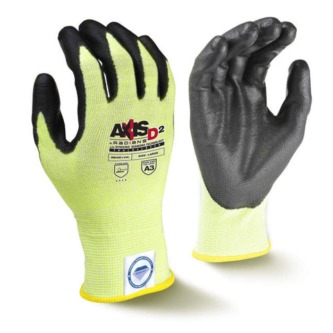 Radians RWGD100 AXIS D2™ Dyneema® Cut Protection Level A3 Touchscreen Glove